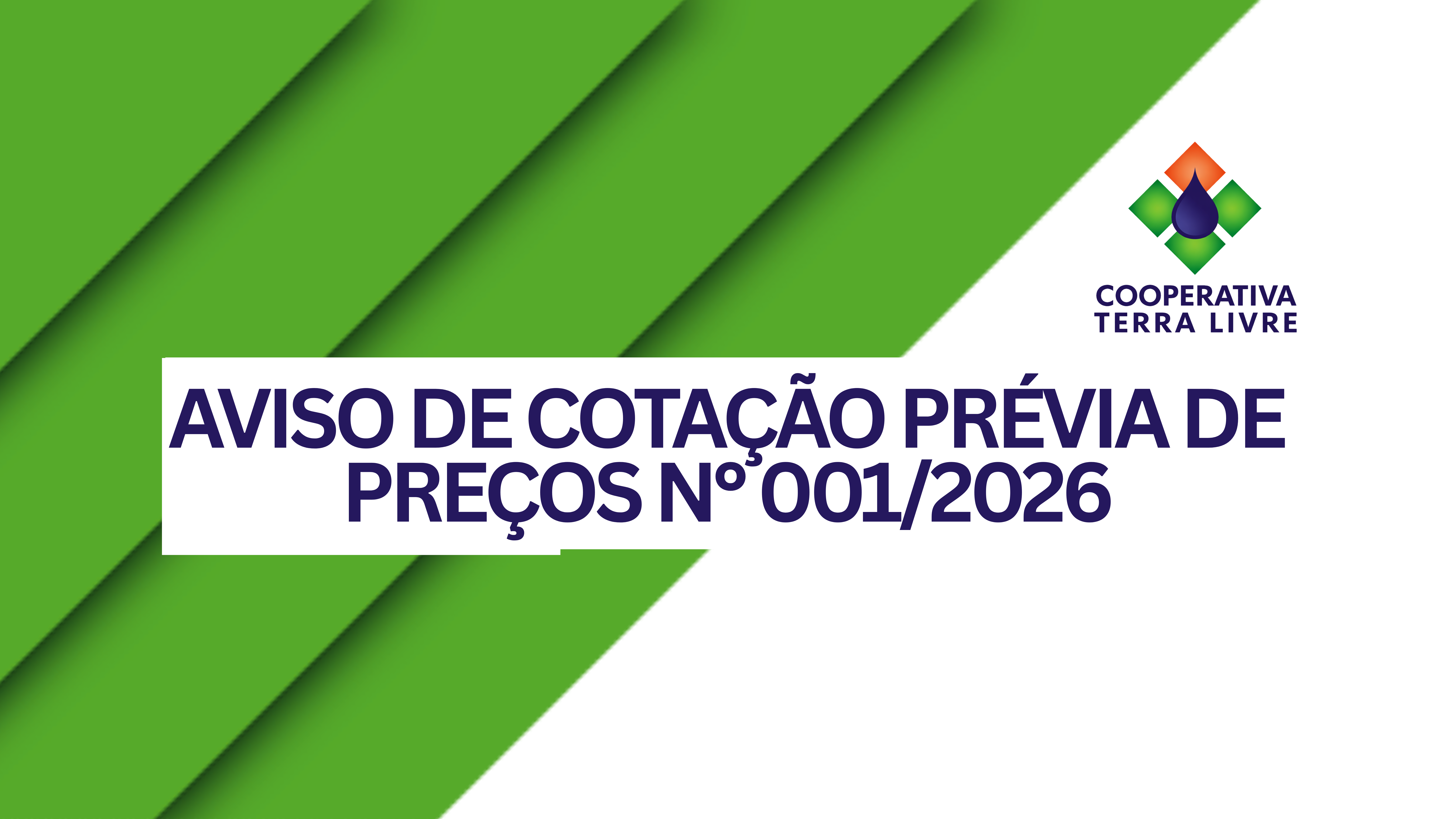 AVISO DE COTAÇÃO PRÉVIA DE PREÇOS N° 001/2026